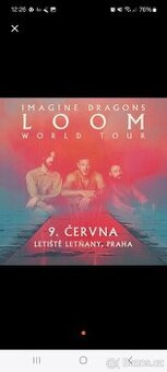 Imagine Dragons Praha 9.6.25/ 1x stani