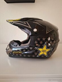 Nová motokrosové helma ROCKSTAR + doplňky zdarna