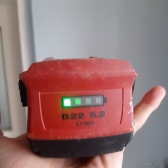 Baterie Aku HILTI B22/5.2 AKUMULÁTOR Li-Ion 21,6 V 5,2 Ah