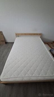 Ikea postel NEIDEN, rošt a matrace 140x200