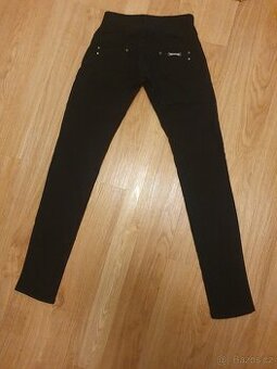 Tmavé dámské low-rise kalhoty Fionina Jeans, velikost S