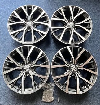 5x112 R17 VW Tiguan / Tulsa - originál Alu + šrouby