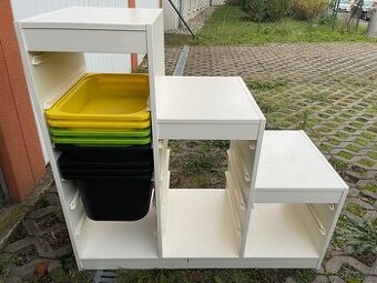 Bila skrinka/regal do detskeho pokoje Ikea