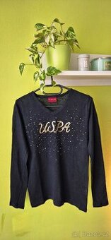 Dámský elegantní svetřík se zlatými perličkami