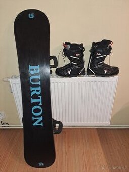 Snowboard set juniorsky Burton 142 cm