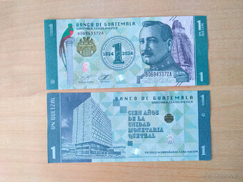 GUATEMALA - 1 Quetzal - rok 2024