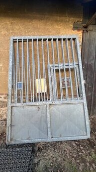 Křídlová vrata pozink