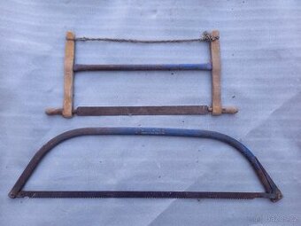 Pila na dřevo rámová a oblouková