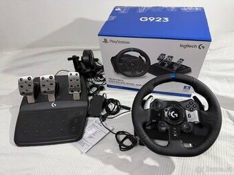 Volant Logitech G923, komplet sada, řadící páka, záruka.