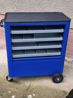 Prodám NEPOUŽITÝ robustní PROFI dílenský vozík na nářadí...