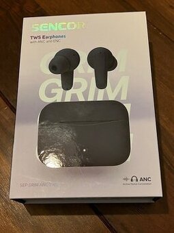 NOVÁ Sencor TWS bezdrátová sluchátka s ANC a ENC