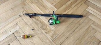 Rybářský prut Robinson DiamondTele-Spin+Naviják Magic