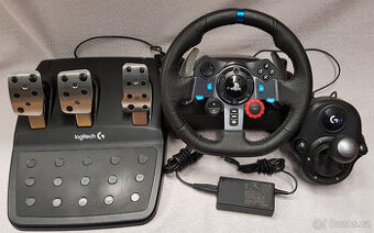 Herní/Simulátorový volant Logitech G29, včetně řadící páky