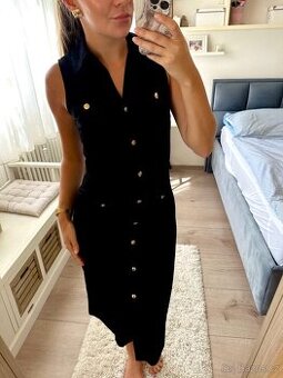 MICHAEL KORS KRÁSNÉ ČERNÉ ŠATY