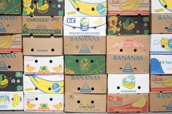 KRABICE BANANOVÉ PEVNÉ  stěhovaní uložení