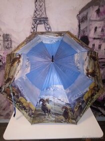 Holový deštník - vystřelovací s motivem