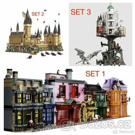 Harry Potter stavebnice 6 + figúrky - typ lego - nové - 1