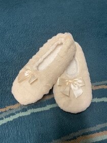 Domácí papuče dámské - sametová barva, NOVÉ, TOP STAV