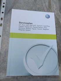 Nová servisní knížka VW CC Golf Passat Polo Scirocco Sharan