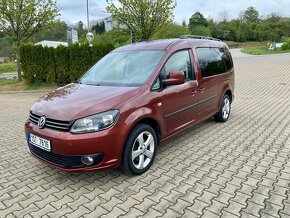 VW Caddy Maxi 1.6tdi 7míst 2x šoupačky klima