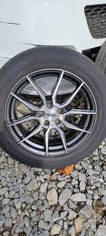 Alu kola 8x18, 5x112 DOTZ + 235/55/18 Goodyear