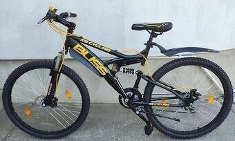 Celoodpružené horské kolo pro výšku postavy 158-173cm