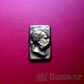 medaile s reliefem Františka Josefa I. 65x40x10mm - 1