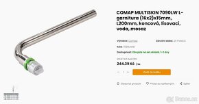 COMAP MULTISKIN 7090LW L-garnitura (16x2)x15mm, L200mm, konc