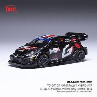 Modely Toyota GR Yaris Rally1 1:43 IXO