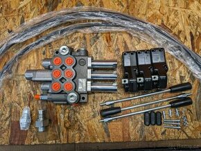 Sada hydraulický rozvaděč 03Z501A1K16A8GV1 + lana a páky - 1