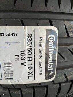 Nové letní pneu Continental 235/50 R19