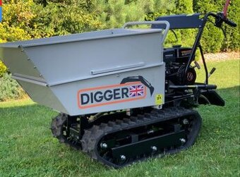 dumper, pásový dumper, stavební kolečko, železný kůň