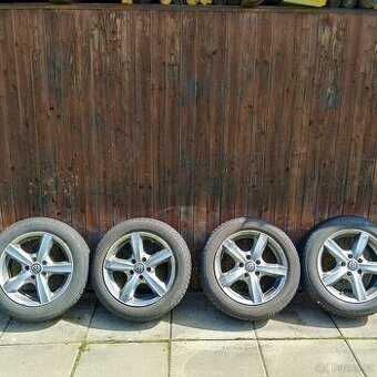 Alu kola 5x112 s pneu205 /55/16 zimni