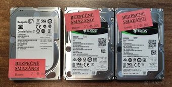 SAS disky Seagate 500 a 600GB