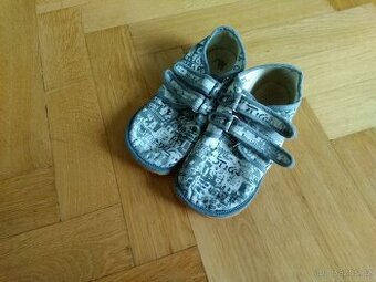 Plátěné Barefoot tenisky/bačkory Beďa vel.32