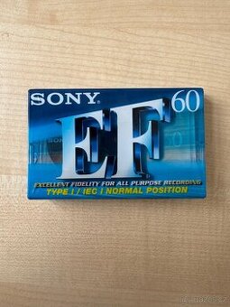 Audiokazety SONY EF 60 - 6 ks, nové