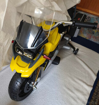Elektrická dětská motorka BMW R1200GS nová, jen složená