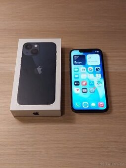 iPhone 13 mini 128GB 87% černý Perfektní stav