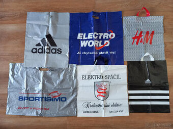 Prodám různé zachovalé igelitové tašky - i jednotlivě