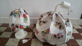 Lustr a lampička klaun dětský pokoj