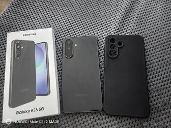 Samsung Galaxy A36 5G s pouzdrem a tvrzenym sklem
