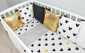 Baby Nellys Polštářkový mantinel s povlečením Shine - Mickey