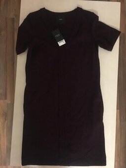 Nové bordo šaty PC 900 Kč, vel S/M, Next