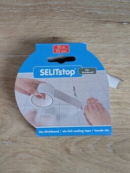 Těsnicí hliníková páska Selit Stop 50 m samolepicí