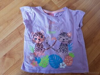 Dívčí triko, pyžamo, sukně s trikem vel. 92