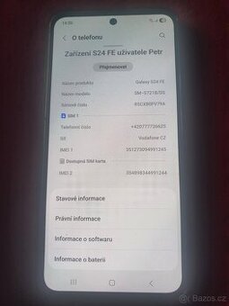 Prodam nebo vymenim Samsung galaxy s24 fe