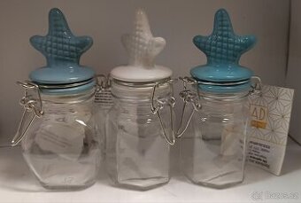 Skleněná dóza ,,Moře,, II.