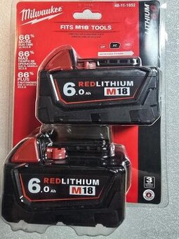 Milwaukee 6.0 Ah 2x nové - 1