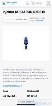 DOSATRON D3RE10 injektor