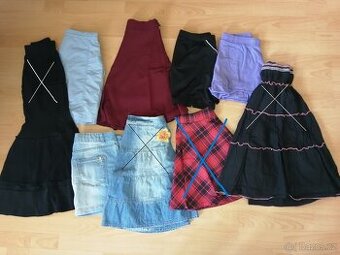 Dívčí sukně vel. 152-158-164 / vel. XS – S